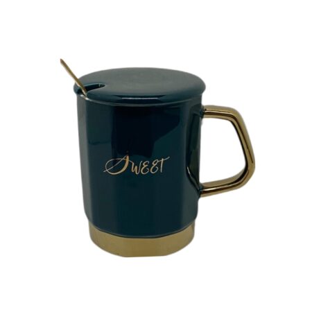 Set de Taza con Tapa/cuchara 3pz