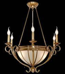Brass Pendant Up