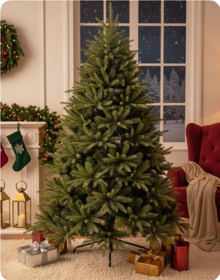 Árbol de Navidad verde de estilo natural 180 cm