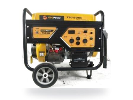 Generador a gasolina EcoPower TB7500E, vista del producto